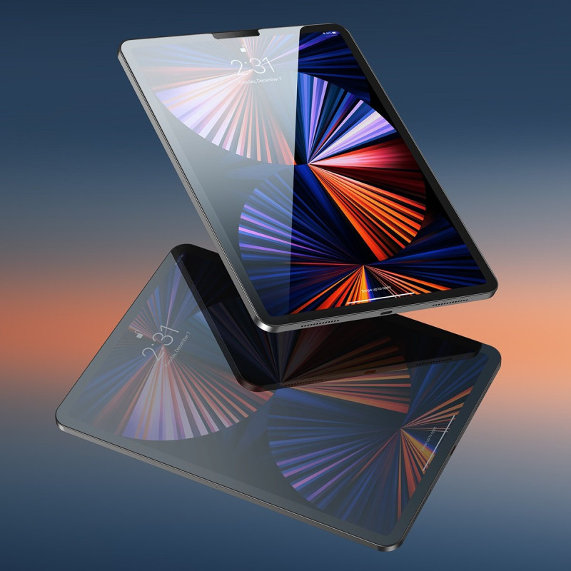 Grūdintas stiklas iPad Pro 11& 39 & 39 Pilno stiklo plėvelė 0,3mm 2021 RINKINYS iš 2 vnt.