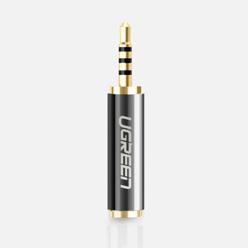 Adapterio kištukas Garso adapterio lizdas 2,5 mm kištukinis lizdas 3,5 mm lizdas juodas