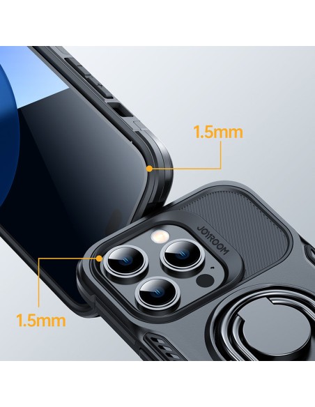 Dėklas iPhone 14 Pro, šarvuotas dangtelis su stovu ir žiedo laikikliu, juodas
 
Dėklas iPhone 14 Pro, šarvuotas dangtelis su stovu ir žiedo laikikliu, juodas