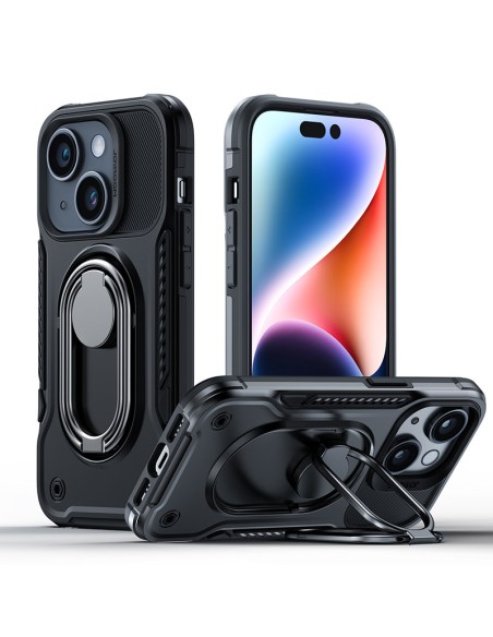 Dėklas iPhone 14 Plus, šarvuotas dangtelis su stovu ir žiedo laikikliu, juodas
 
Dėklas iPhone 14 Plus, šarvuotas dangtelis su stovu ir žiedo laikikliu, juodas