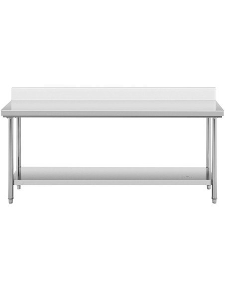 Stalas, nerūdijančio plieno, sieninis stalviršis su briauna ir lentyna, 200x60cm
 
Stalas, nerūdijančio plieno, sieninis stalviršis su briauna ir lentyna, 200x60cm