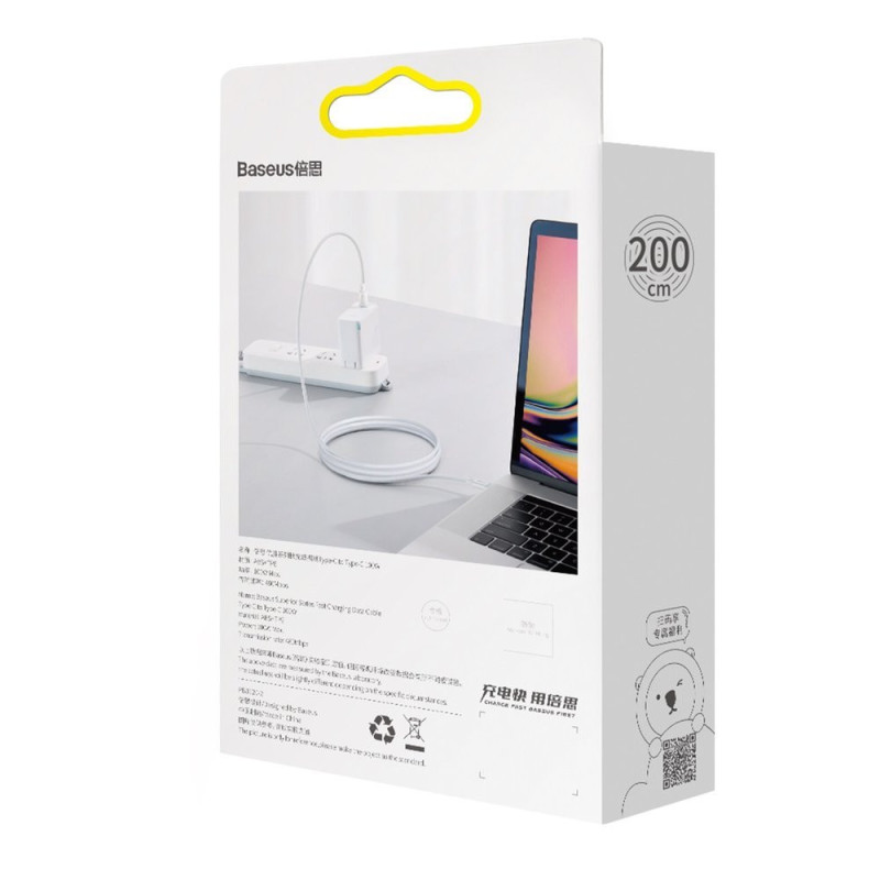 Puikus kabelis USB-C USB-C greito įkrovimo FCP...