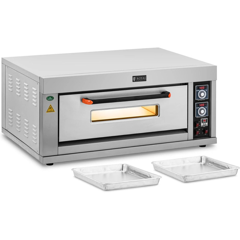 Konditerinė kepyklėlė 2 kepimo skardoms 60x40 400C 6600W 400V