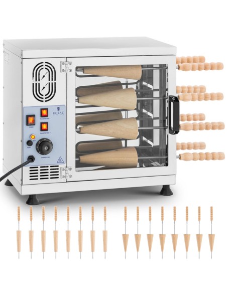 Vengriškų pyragų kepimo mašina trdelnik kurtosz 300C 3500W 230V
 
Vengriškų pyragų kepimo mašina trdelnik kurtosz 300C 3500W 230V
