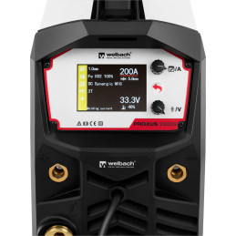 
MIG/ MAG PROXUS 200DS Synergic Puls inverterinis suvirinimo aparatas 200A 230V
