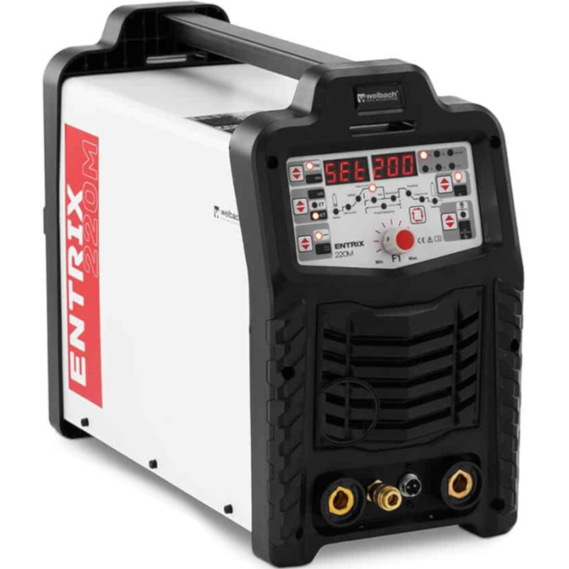 Skaitmeninis aliuminio suvirinimo aparatas ENTRIX TIG HF AC/ DC Puls MMA 200A 230V