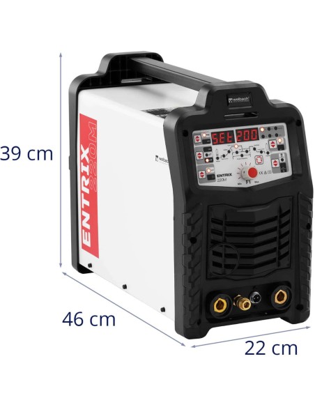 Skaitmeninis aliuminio suvirinimo aparatas ENTRIX TIG HF AC/ DC Puls MMA 200A 230V
 
Skaitmeninis aliuminio suvirinimo aparatas ENTRIX TIG HF AC/ DC Puls MMA 200A 230V