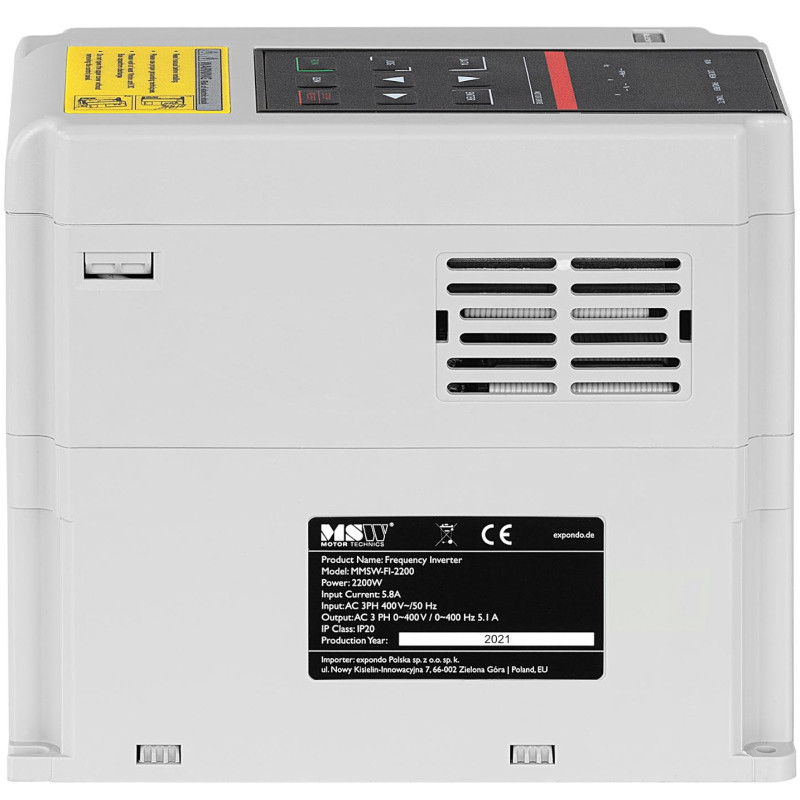Dažnio keitiklis 2.2kW 3KM 380V 50-60Hz