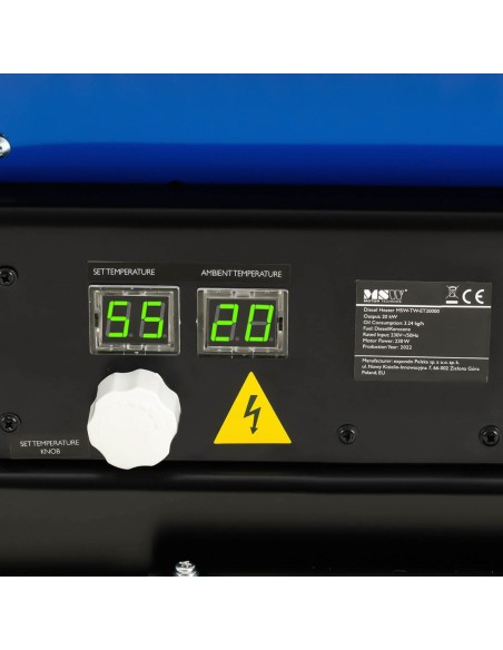 Tepalinis šildytuvas didelėms salėms, 1071 m3/ h, 20 kW
 
Tepalinis šildytuvas didelėms salėms, 1071 m3/ h, 20 kW