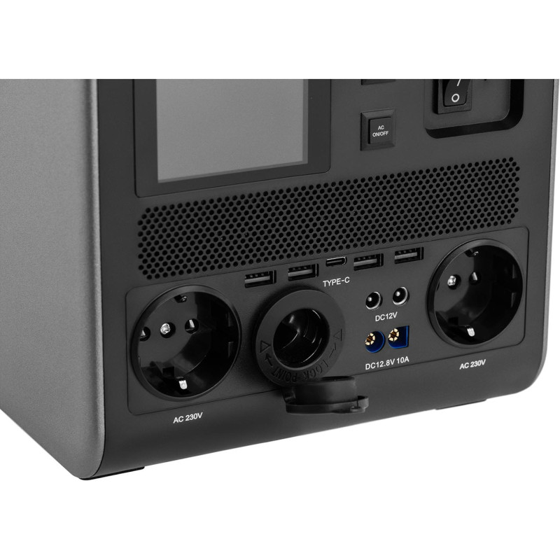 Galinga USB jėgainė 3kW 1500W 58Ah DC 12V AC 100-230V