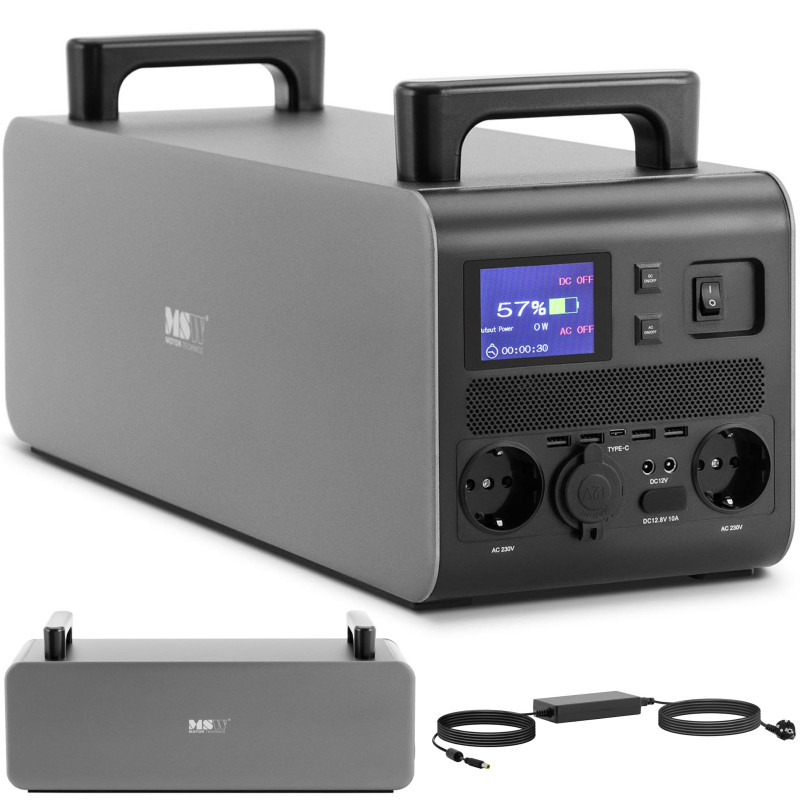 
Galinga USB jėgainė 4kW 4000W 75Ah DC 12V AC 100-230V
