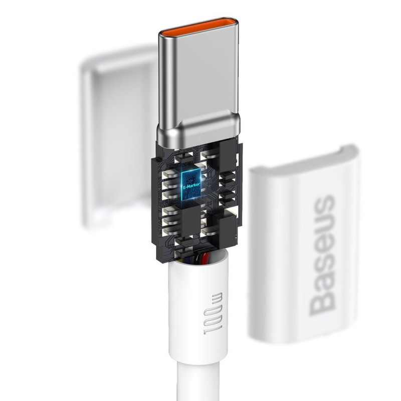 Puikus kabelis USB-C USB-C greito įkrovimo FCP...