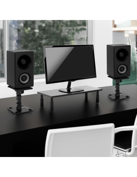 Stovo pagrindas monitoriui, nešiojamam kompiuteriui, garsiakalbiui, reguliuojamas aukštis ir nuolydis
 
Stovo pagrindas monitoriui, nešiojamam kompiuteriui, garsiakalbiui, reguliuojamas aukštis ir nuolydis