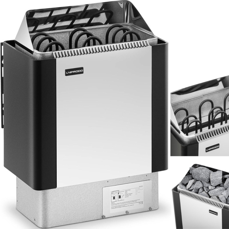 
Krosnelė sausai suomiškai pirčiai 3-6m3 4,5kW 400V 3N

