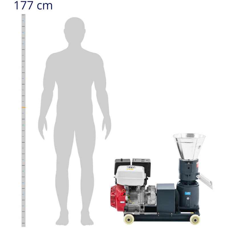 Granulių granuliatorius pašarams su vidaus degimo varikliu 7,5 AG 90-120 kg/ val