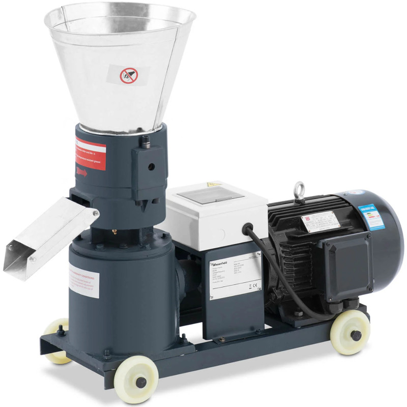 Granulių granuliatorius pašarams su elektros varikliu 4kW 90-120 kg/ val