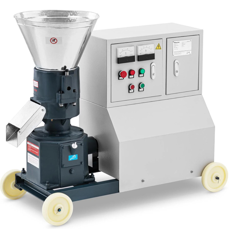 
Pašarų granulių granuliatorius su elektros varikliu 7,5kW 200-300 kg/ val
