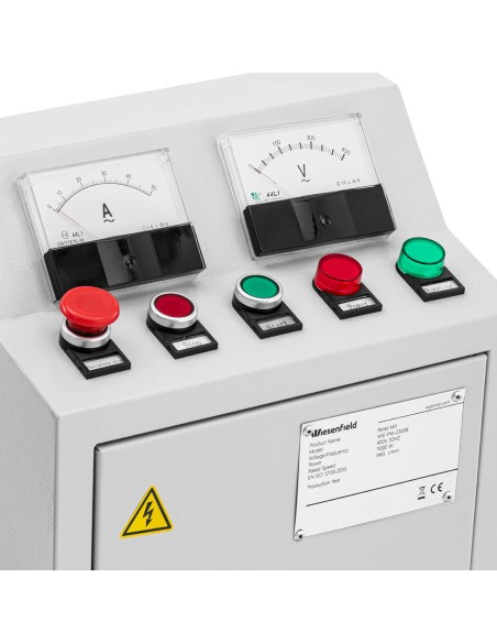 Pašarų granulių granuliatorius su elektros varikliu 11kW 300-400 kg/ val
 
Pašarų granulių granuliatorius su elektros varikliu 11kW 300-400 kg/ val