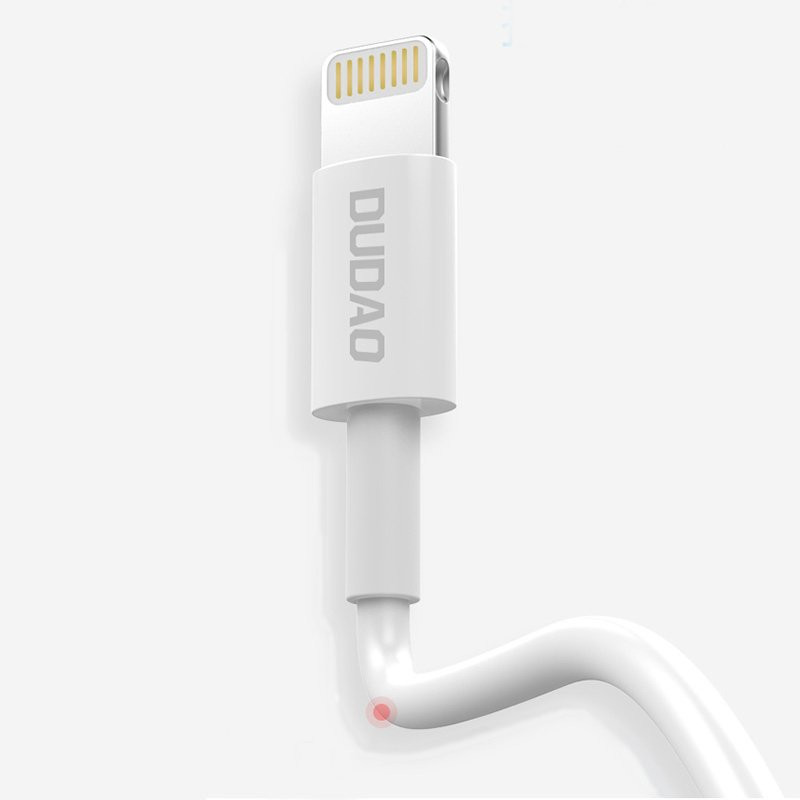 Kabelis iPhone USB - Lightning 3A 1m baltas