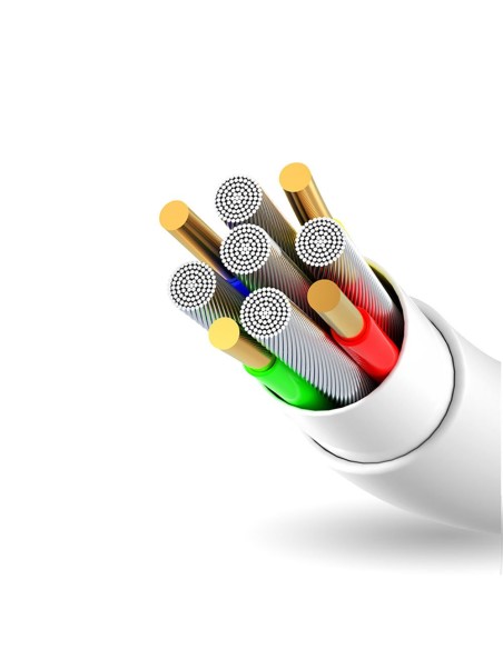 USB laidas – USB-C 3A 1m baltas
 
USB laidas – USB-C 3A 1m baltas