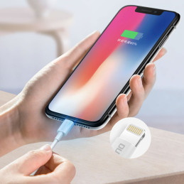 
USB laidas – USB-C 3A 1m baltas
