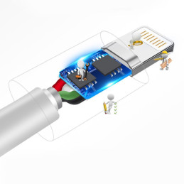 
USB laidas – USB-C 3A 1m baltas

