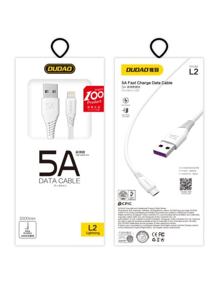 Kabelis iPhone USB - Lightning 5A 2m baltas
 
Kabelis iPhone USB - Lightning 5A 2m baltas
