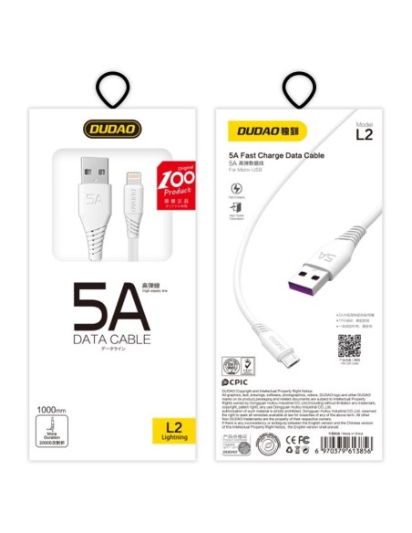 USB - micro USB laidas 5A 1m baltas
 
USB - micro USB laidas 5A 1m baltas