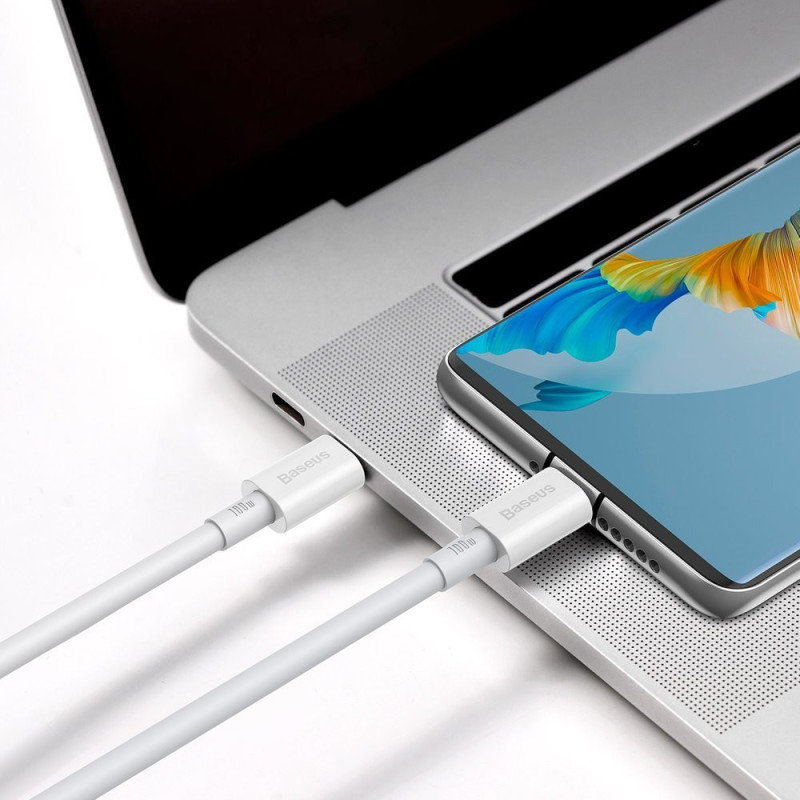Puikus kabelis USB-C USB-C greito įkrovimo FCP...