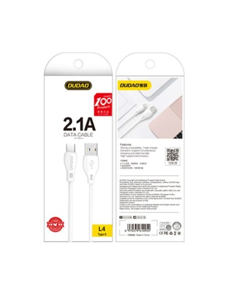 USB laidas – USB-C 2.1A 1m baltas
 
USB laidas – USB-C 2.1A 1m baltas