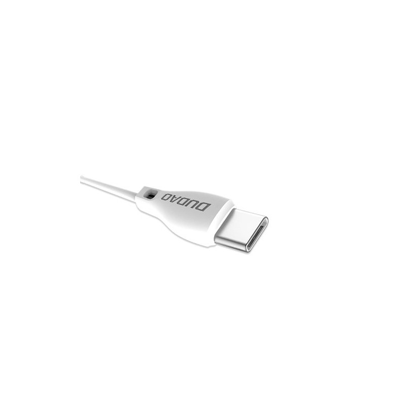 USB laidas – USB-C 2.1A 1m baltas