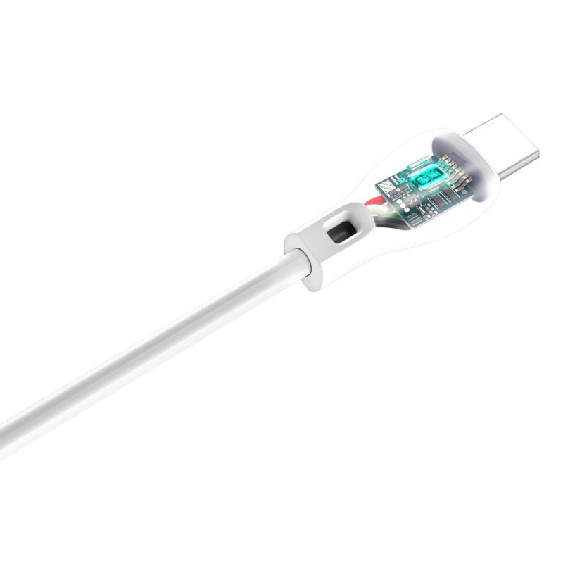 USB laidas – USB-C 2.1A 1m baltas