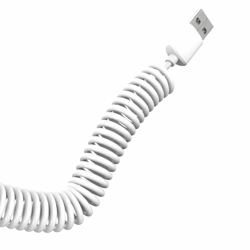 3in1 Automobilinio telefono įkrovimo rinkinys + baltas laidas