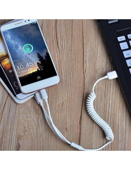 3in1 Automobilinio telefono įkrovimo rinkinys + baltas laidas
 
3in1 Automobilinio telefono įkrovimo rinkinys + baltas laidas