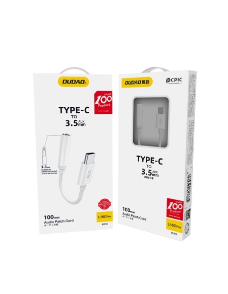 Garso adapteris ausinėms su USB-C iki 3,5 mm mini lizdu, baltas
 
Garso adapteris ausinėms su USB-C iki 3,5 mm mini lizdu, baltas