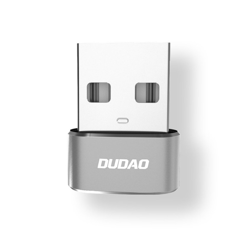 USB-C į įprastą USB adapterį, juodas