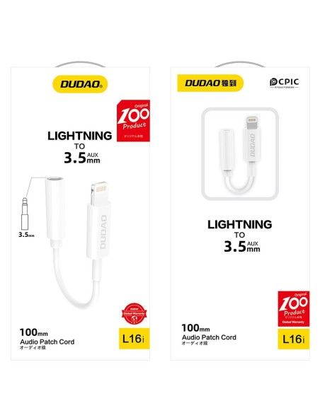 Audio adapteris iPhone ausinėms nuo Lightning iki 3,5 mm mini lizdo, baltas
 
Audio adapteris iPhone ausinėms nuo Lightning iki 3,5 mm mini lizdo, baltas