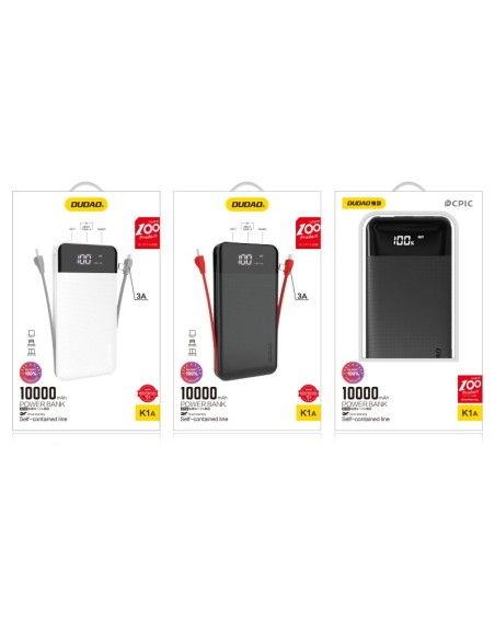 Powerbank 10000mAh 2A + 3in1 Lightning USB-C micro USB 3A kabelis juodas
 
Powerbank 10000mAh 2A + 3in1 Lightning USB-C micro USB 3A kabelis juodas