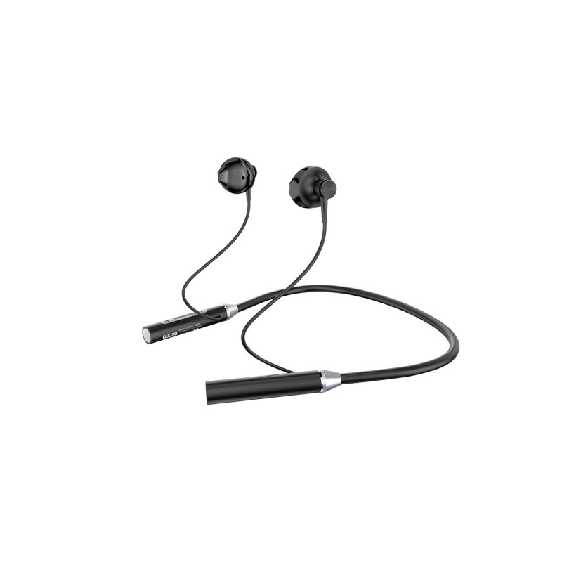 Į ausis įdedamos belaidės „Bluetooth“ ausinės U5Plus juodos ausinės