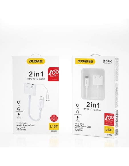 Ausinių skirstytuvo adapteris USB-C - USB-C + 3,5 mm mini lizdas baltas
 
Ausinių skirstytuvo adapteris USB-C - USB-C + 3,5 mm mini lizdas baltas