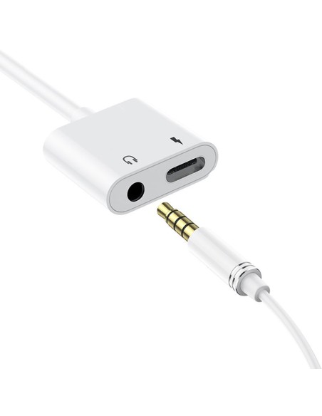 Ausinių skirstytuvo adapteris USB-C - USB-C + 3,5 mm mini lizdas baltas
 
Ausinių skirstytuvo adapteris USB-C - USB-C + 3,5 mm mini lizdas baltas