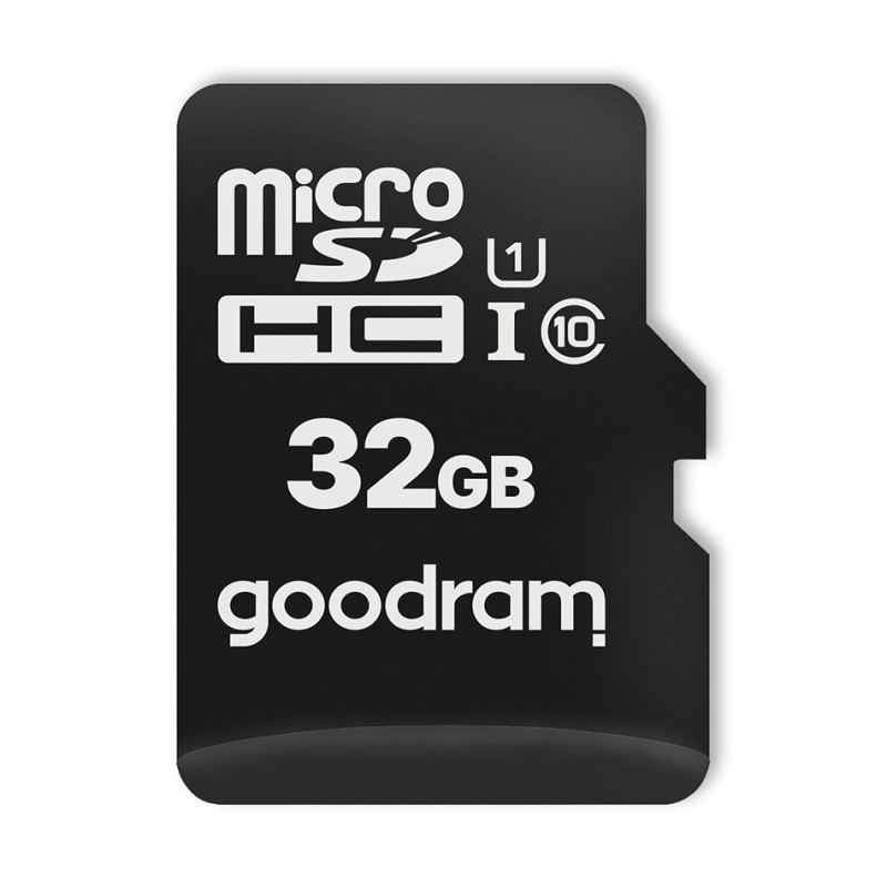 Microcard 32GB micro SD HC UHS-I 10 klasės atminties kortelė + SD adapteris