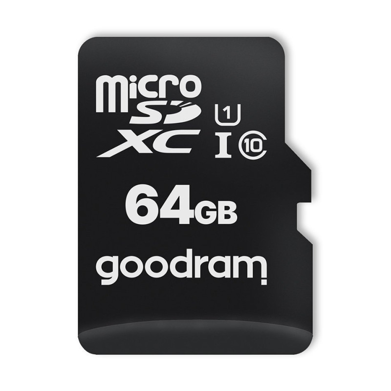 Microcard atminties kortelė 64GB micro SD XC UHS-I Class 10 + SD adapteris