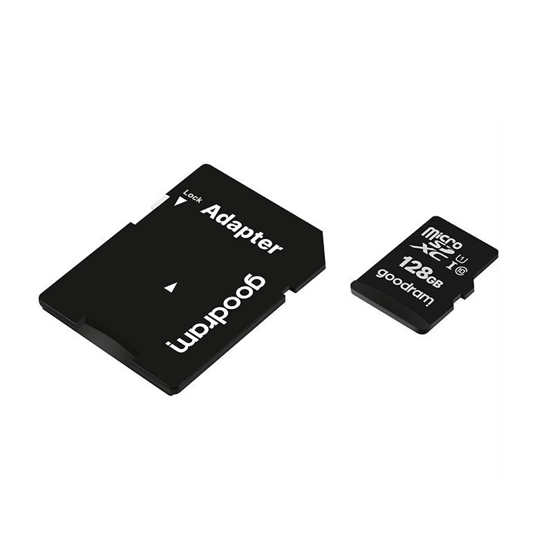 Microcard 128GB micro SD XC UHS-I 10 klasės atminties kortelė + SD adapteris