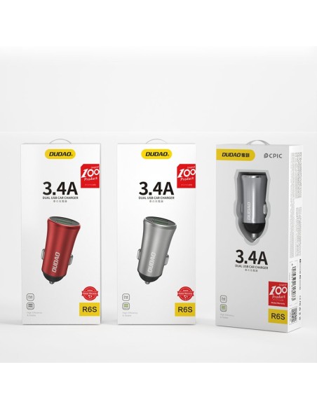 Išmanusis automobilinis įkroviklis R6S 2x USB 3.4A sidabrinis
 
Išmanusis automobilinis įkroviklis R6S 2x USB 3.4A sidabrinis