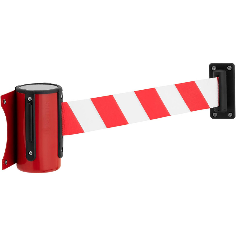 Skiriamoji juosta metalinėje sieninėje kasetėje, 2 m, balta ir raudona