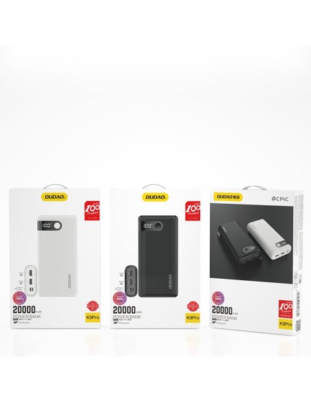 Powerbank 20000 mAh 2x USB USB-C micro USB 2A su LED ekranu baltas
 
Powerbank 20000 mAh 2x USB USB-C micro USB 2A su LED ekranu baltas