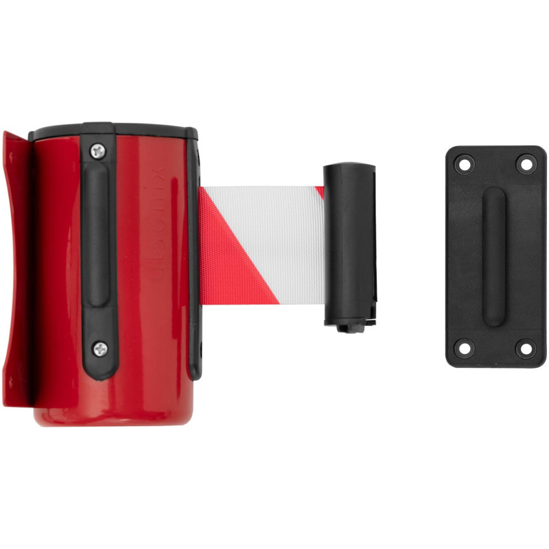 Skiriamoji juosta metalinėje sieninėje kasetėje, 2 m, balta ir raudona