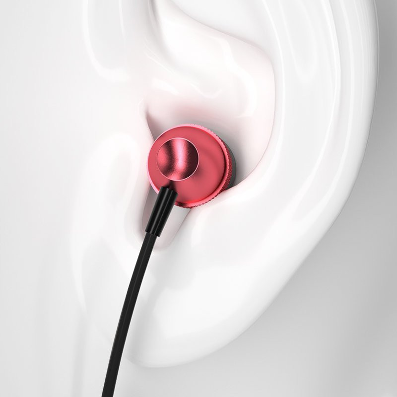 Į ausis įdedamos ausinės, ausinės su 3,5 mm mini jack jungtimi, auksinės spalvos