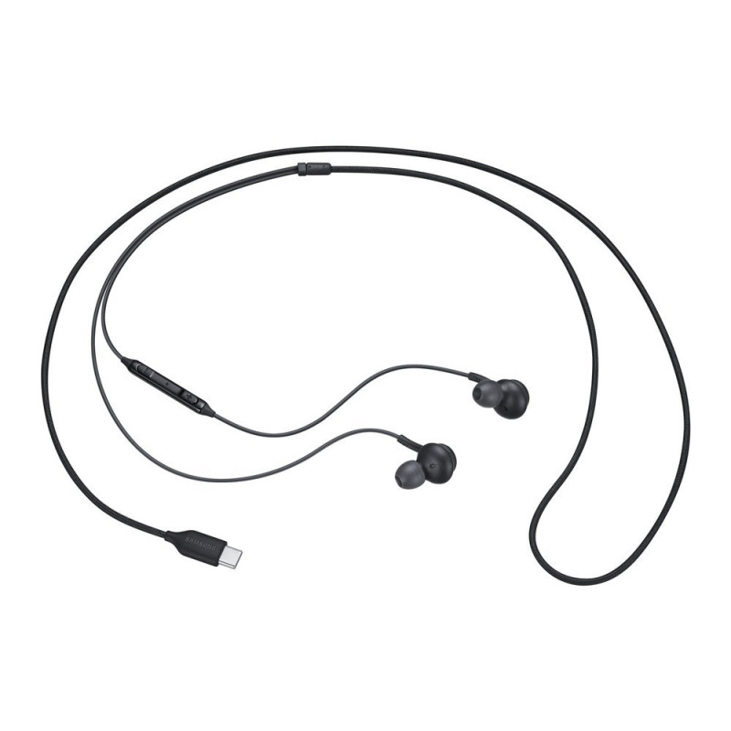 AKG laidinės ausinės, USB-C jungtis, juodos spalvos